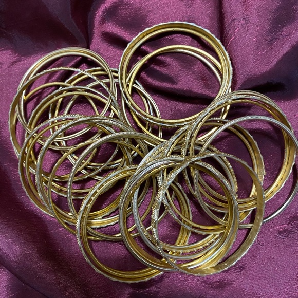 Gold Indian Bangles - Picture 6 of 7